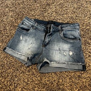 basically BRAND NEW, worn once. STS Blue jean shorts
